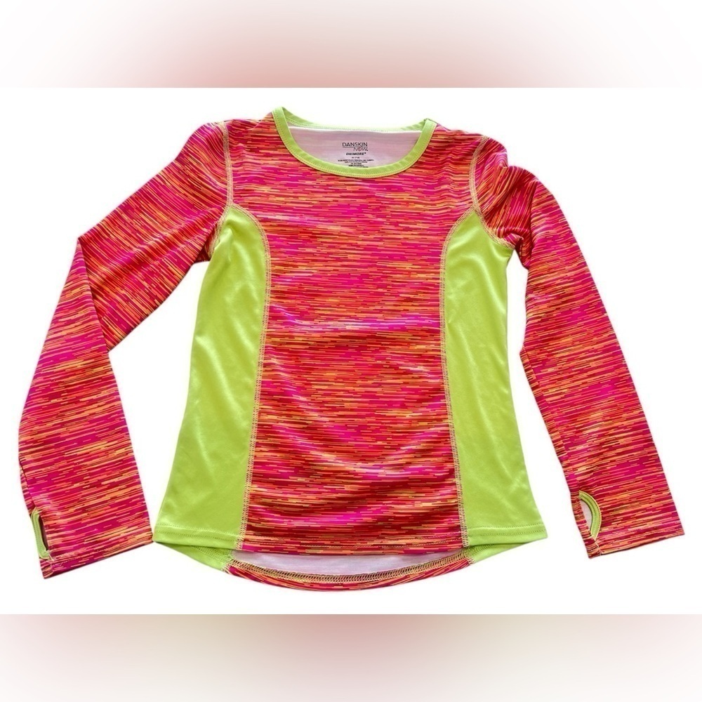 5 FOR $20 Danskin Pink Green Athletic Top Big Kids Girls sz Medium 7/8